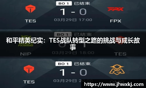 和平精英纪实：TES战队转型之路的挑战与成长故事